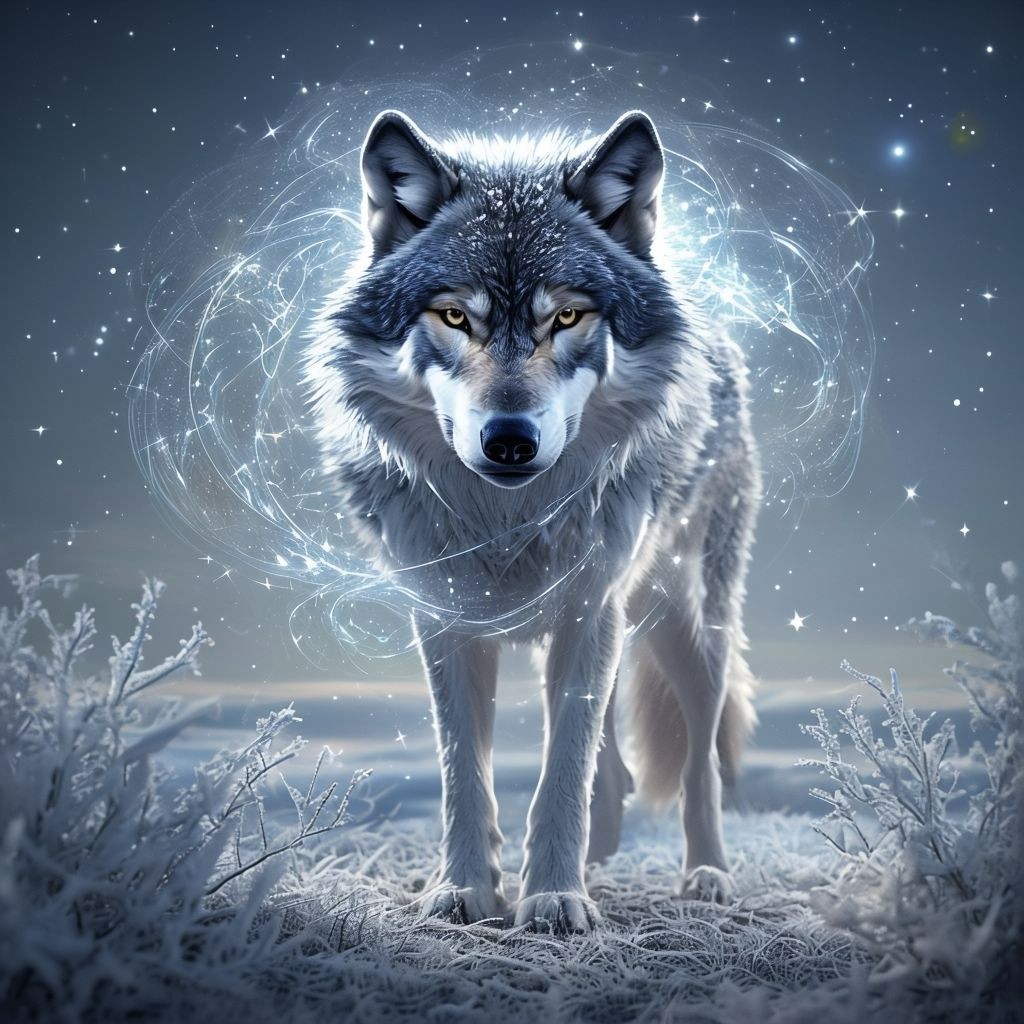 Wolf Familiar Digital Art